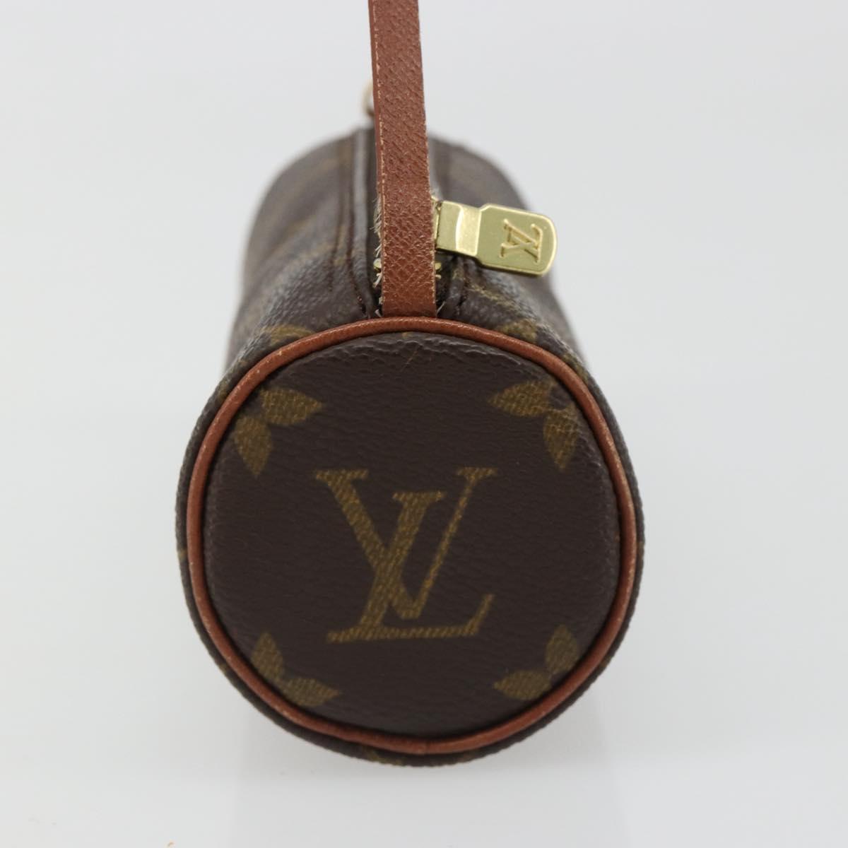 LOUIS VUITTON Monogram Papillon Pouch LV Auth ka4838