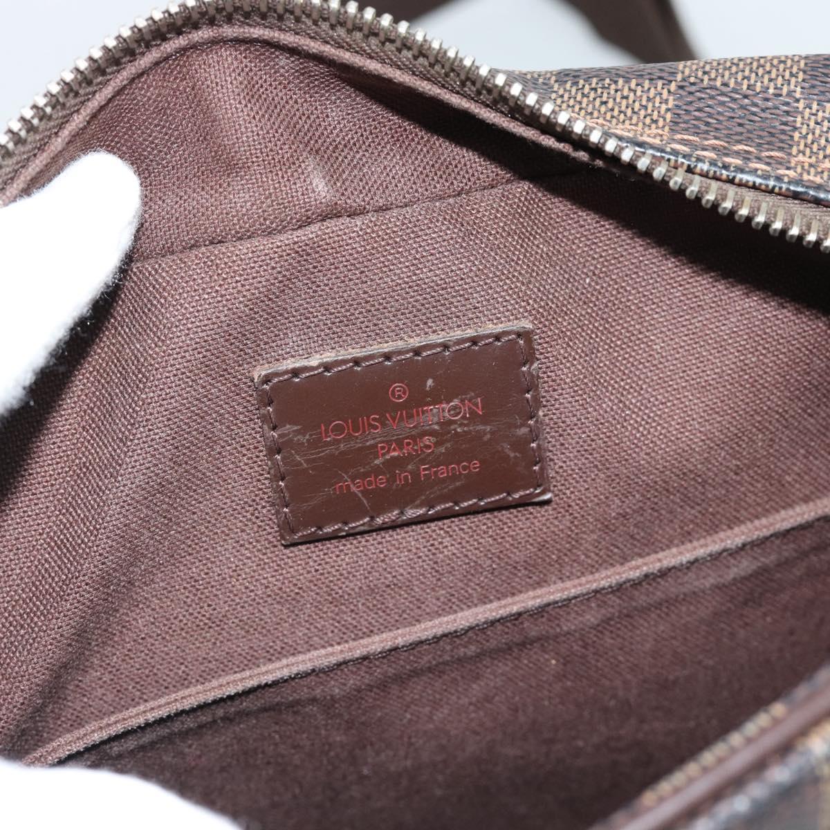 LOUIS VUITTON Damier Ebene Olaf PM Shoulder Bag N41442 LV Auth ka4840
