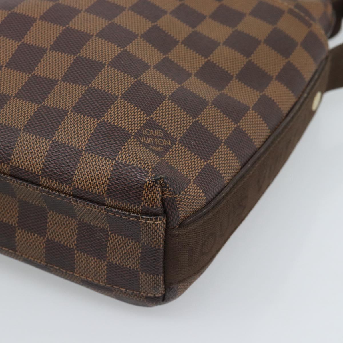 LOUIS VUITTON Damier Ebene Trotteur Beaubourg Shoulder Bag N41135 LV Auth ka4850