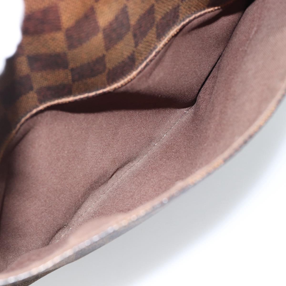 LOUIS VUITTON Damier Ebene Trotteur Beaubourg Shoulder Bag N41135 LV Auth ka4850