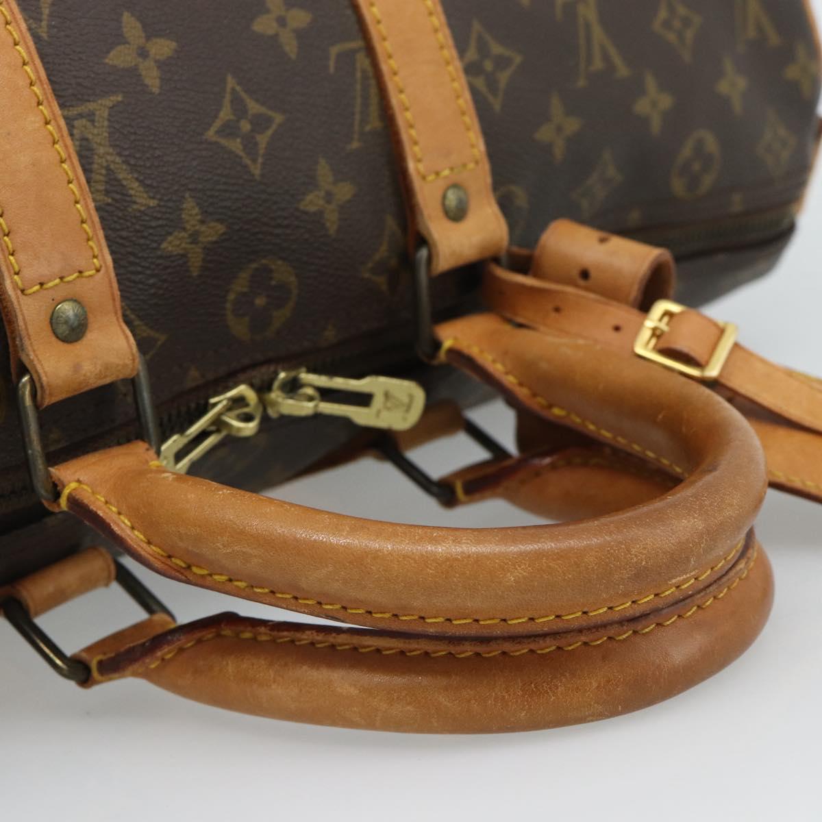 LOUIS VUITTON Monogram Keepall 45 Boston Bag M41428 LV Auth ka4857