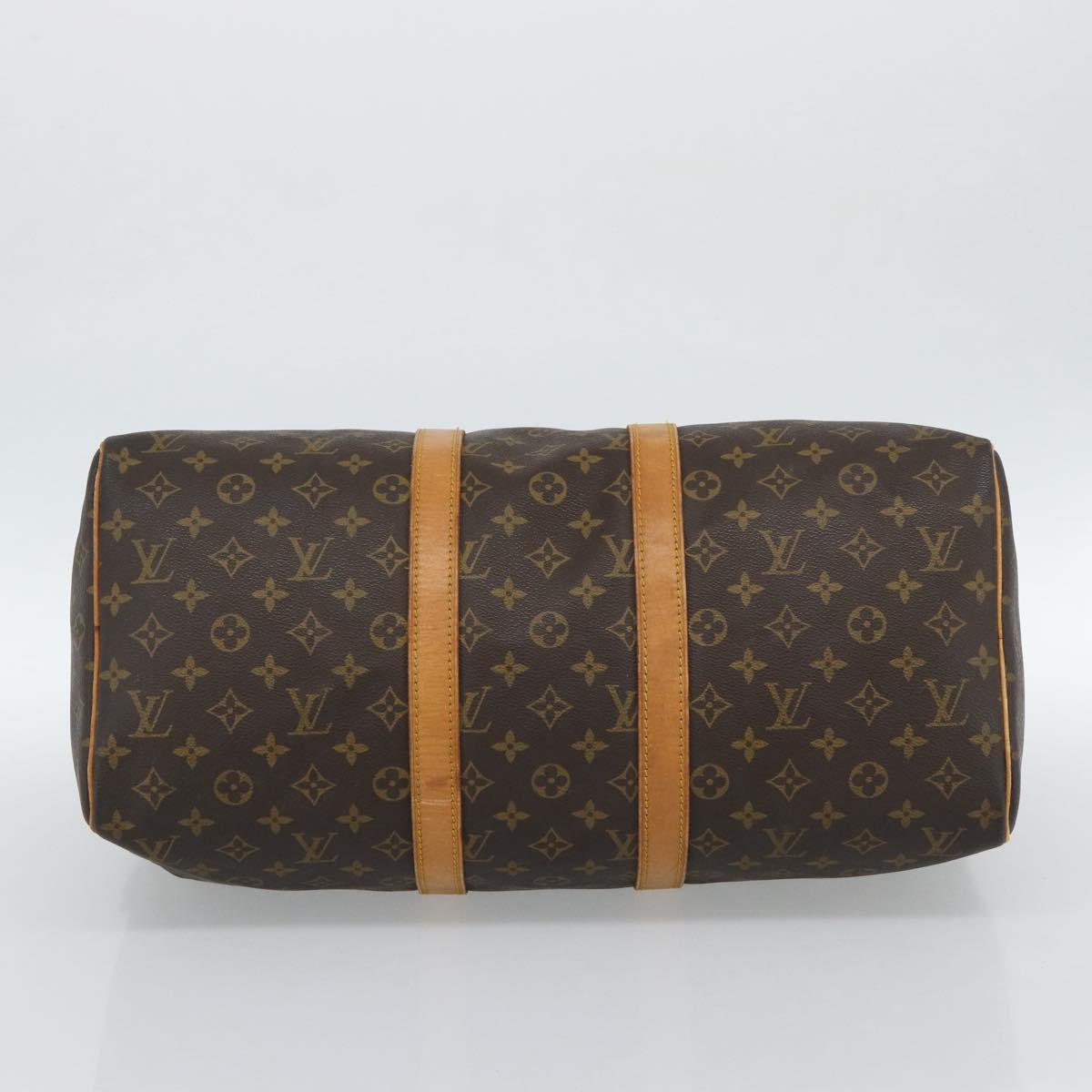 LOUIS VUITTON Monogram Keepall 45 Boston Bag M41428 LV Auth ka4857