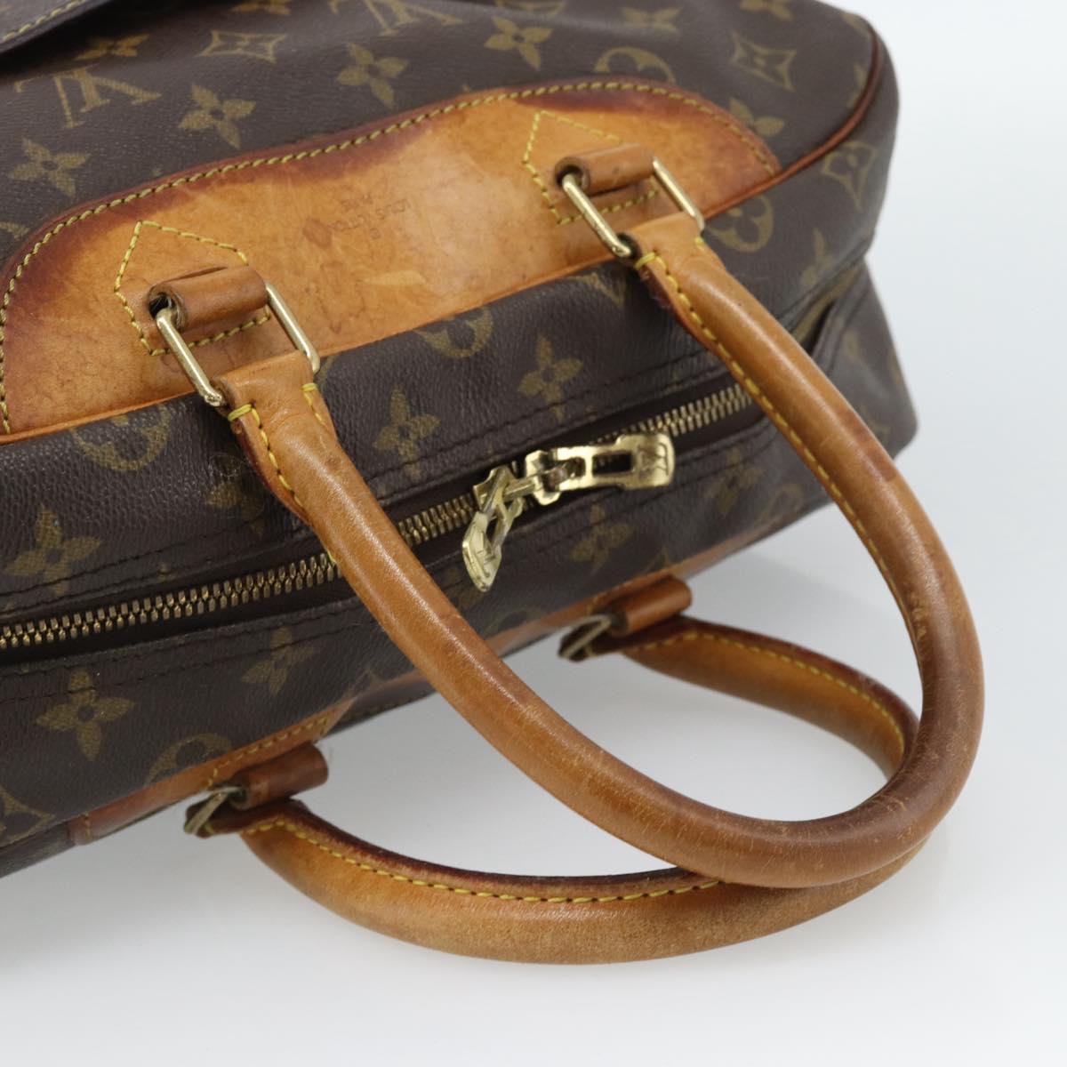 LOUIS VUITTON Monogram Deauville Hand Bag M47270 LV Auth ka4859
