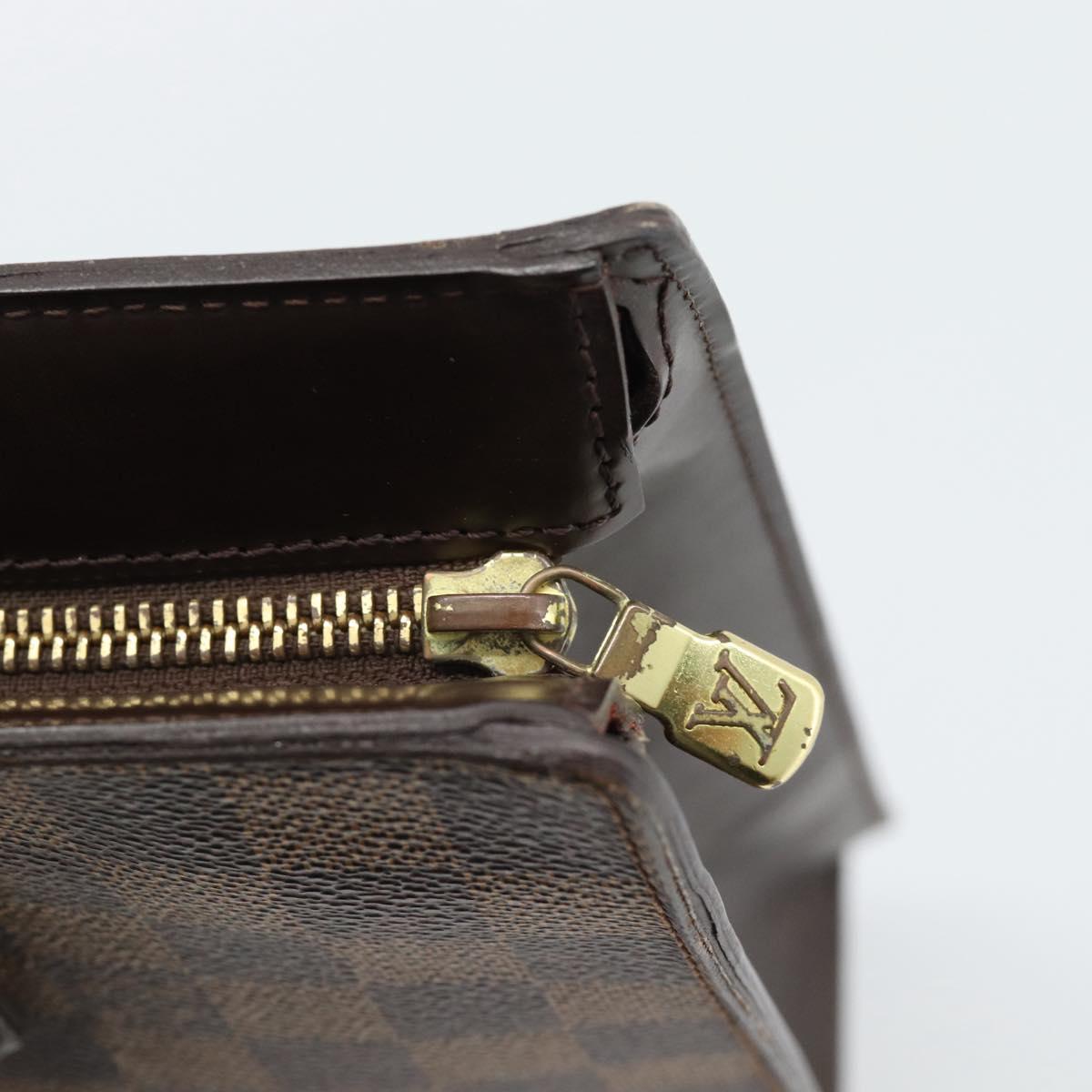 LOUIS VUITTON Damier Ebene Venice PM Hand Bag N51145 LV Auth ka4863