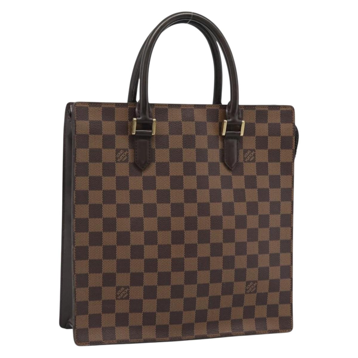 LOUIS VUITTON Damier Ebene Venice PM Hand Bag N51145 LV Auth ka4863