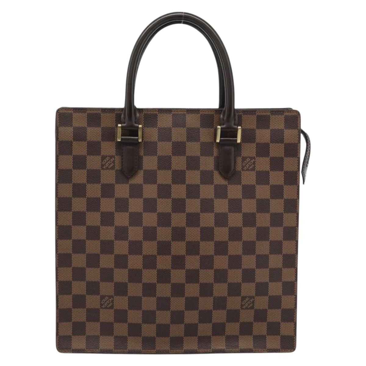 LOUIS VUITTON Damier Ebene Venice PM Hand Bag N51145 LV Auth ka4863