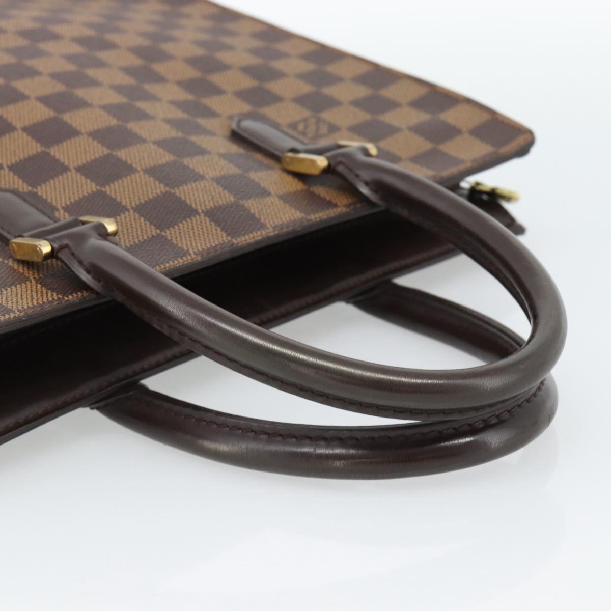 LOUIS VUITTON Damier Ebene Venice PM Hand Bag N51145 LV Auth ka4863