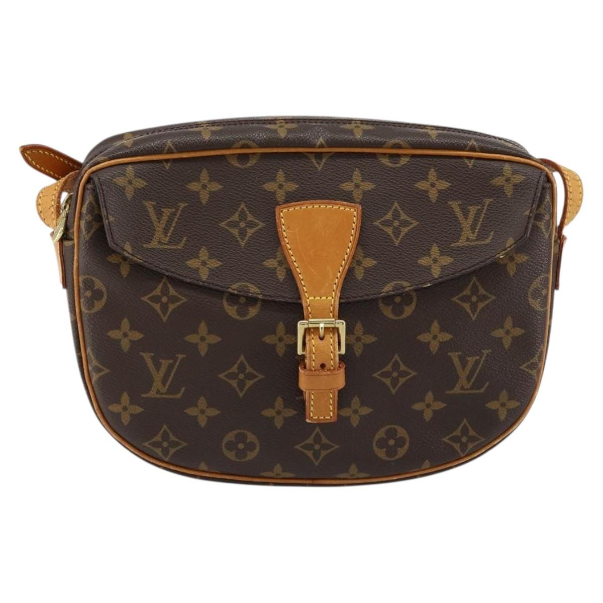LOUIS VUITTON Monogram Jeune Fille GM Shoulder Bag M51225 LV Auth ka488