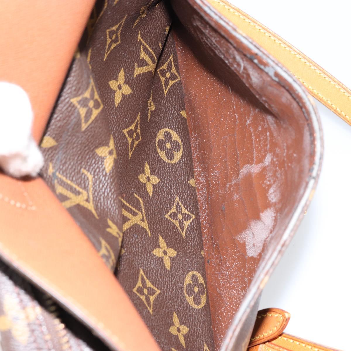 LOUIS VUITTON Monogram Jeune Fille GM Shoulder Bag M51225 LV Auth ka488