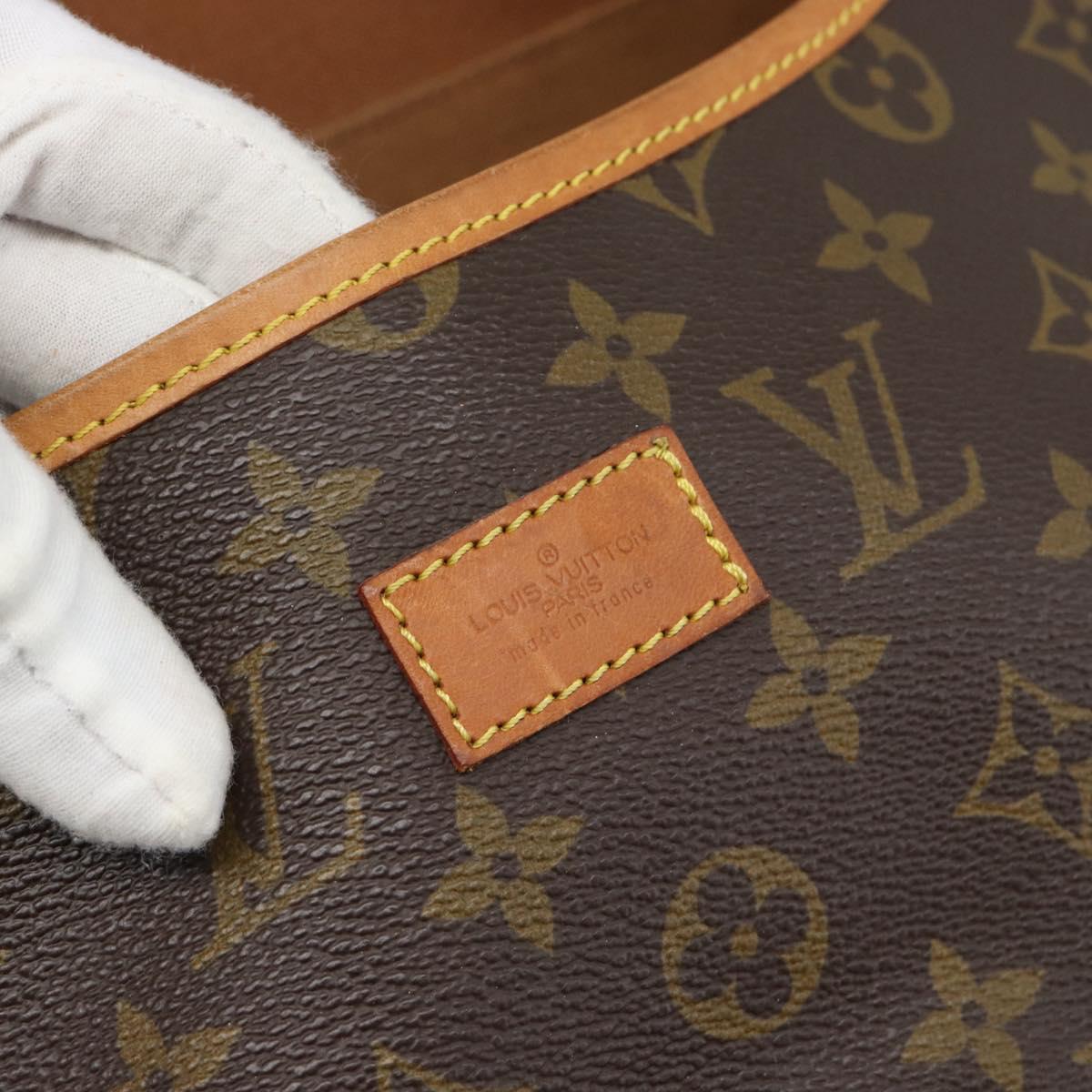 LOUIS VUITTON Monogram Saumur 35 Shoulder Bag M42254 LV Auth ka4885
