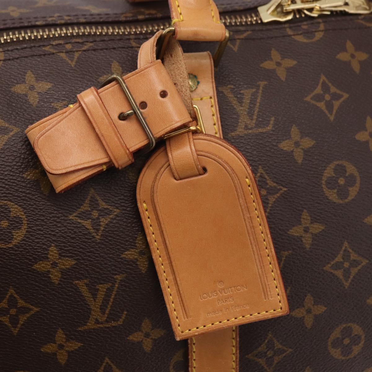 LOUIS VUITTON Monogram Keepall 45 Boston Bag M41428 LV Auth ka4887