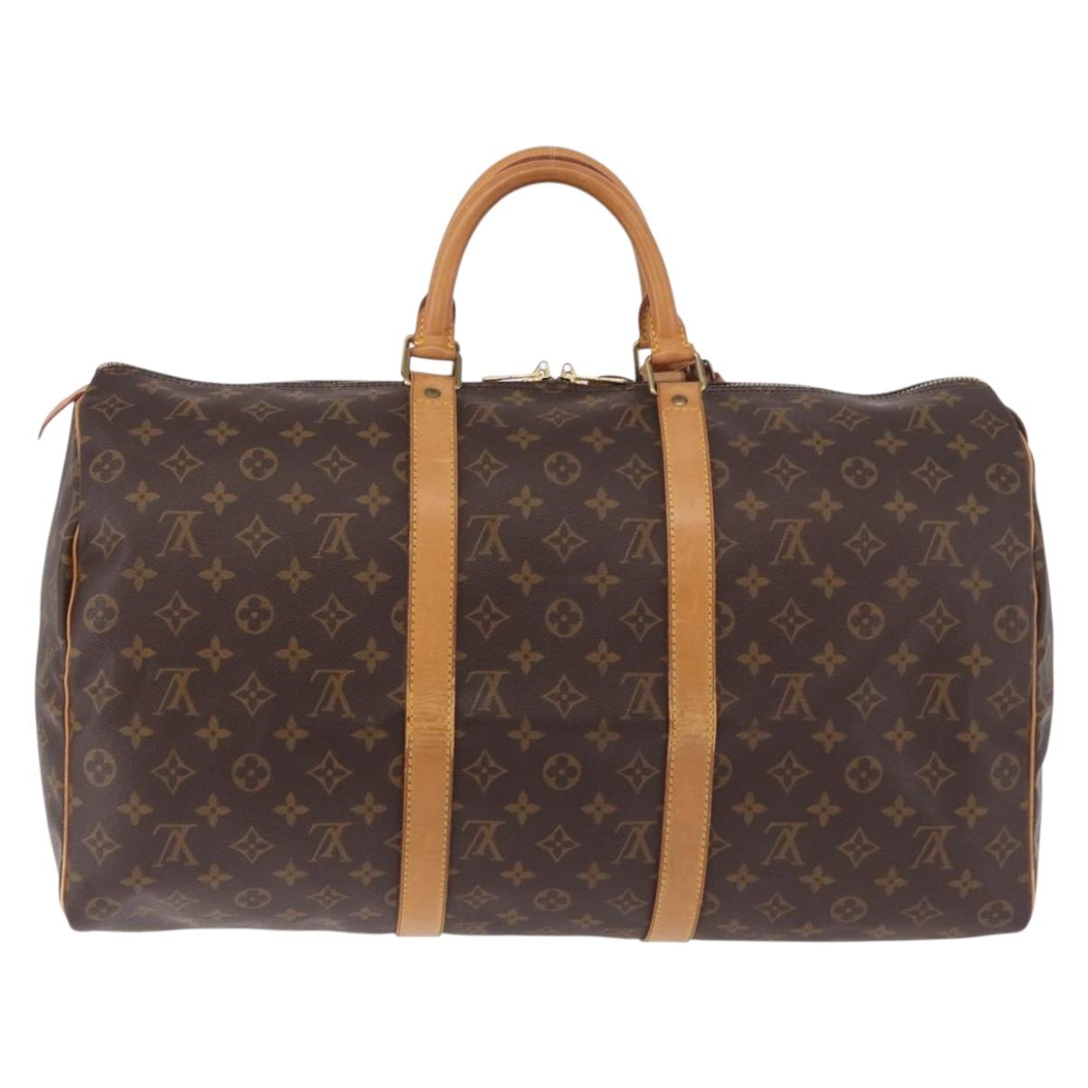 LOUIS VUITTON Monogram Keepall 45 Boston Bag M41428 LV Auth ka4887