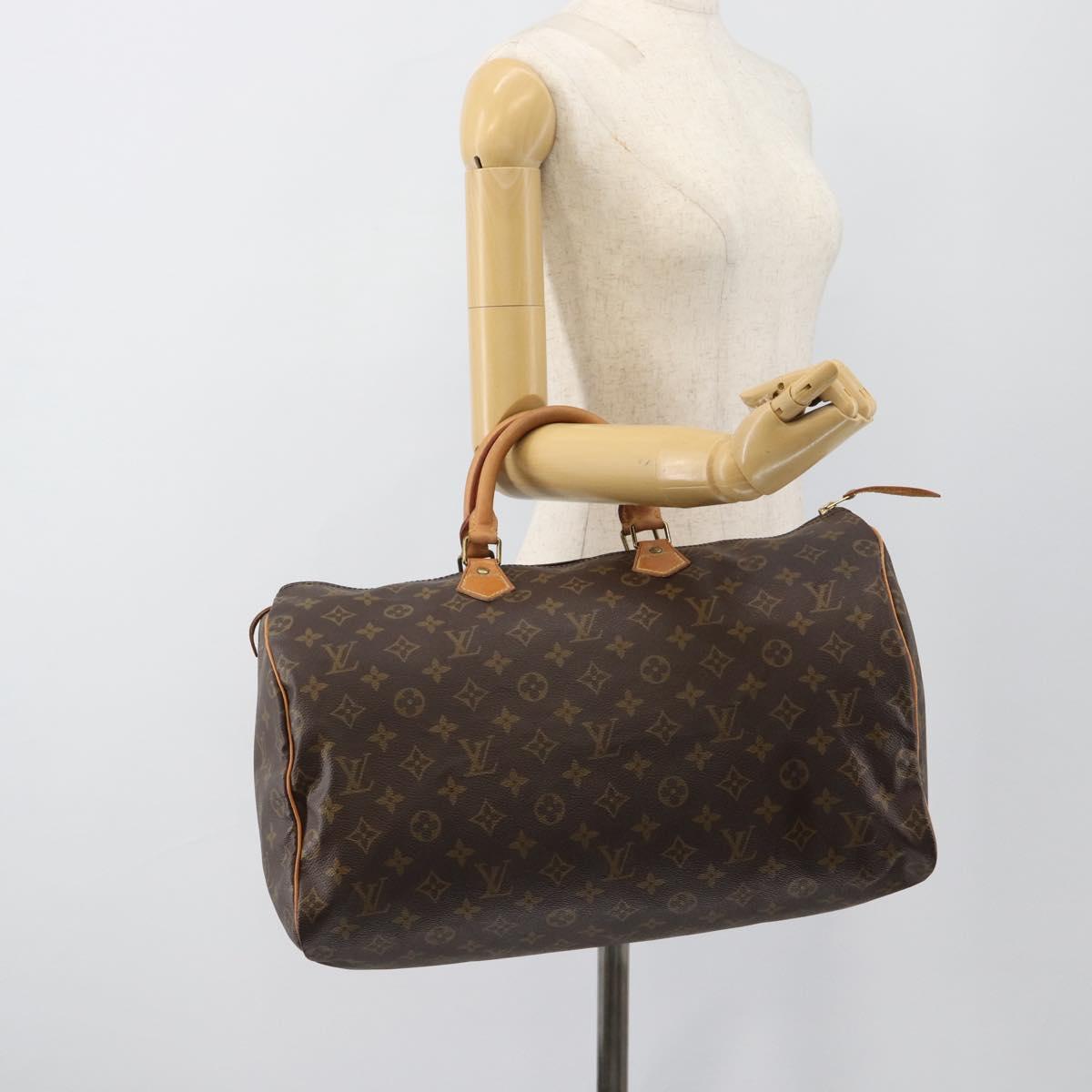 LOUIS VUITTON Monogram Speedy 40 Hand Bag M41522 LV Auth ka4888