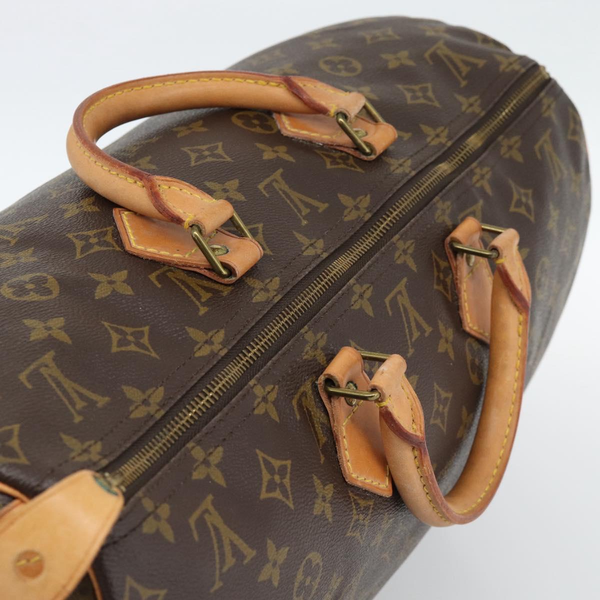 LOUIS VUITTON Monogram Speedy 40 Hand Bag M41522 LV Auth ka4888
