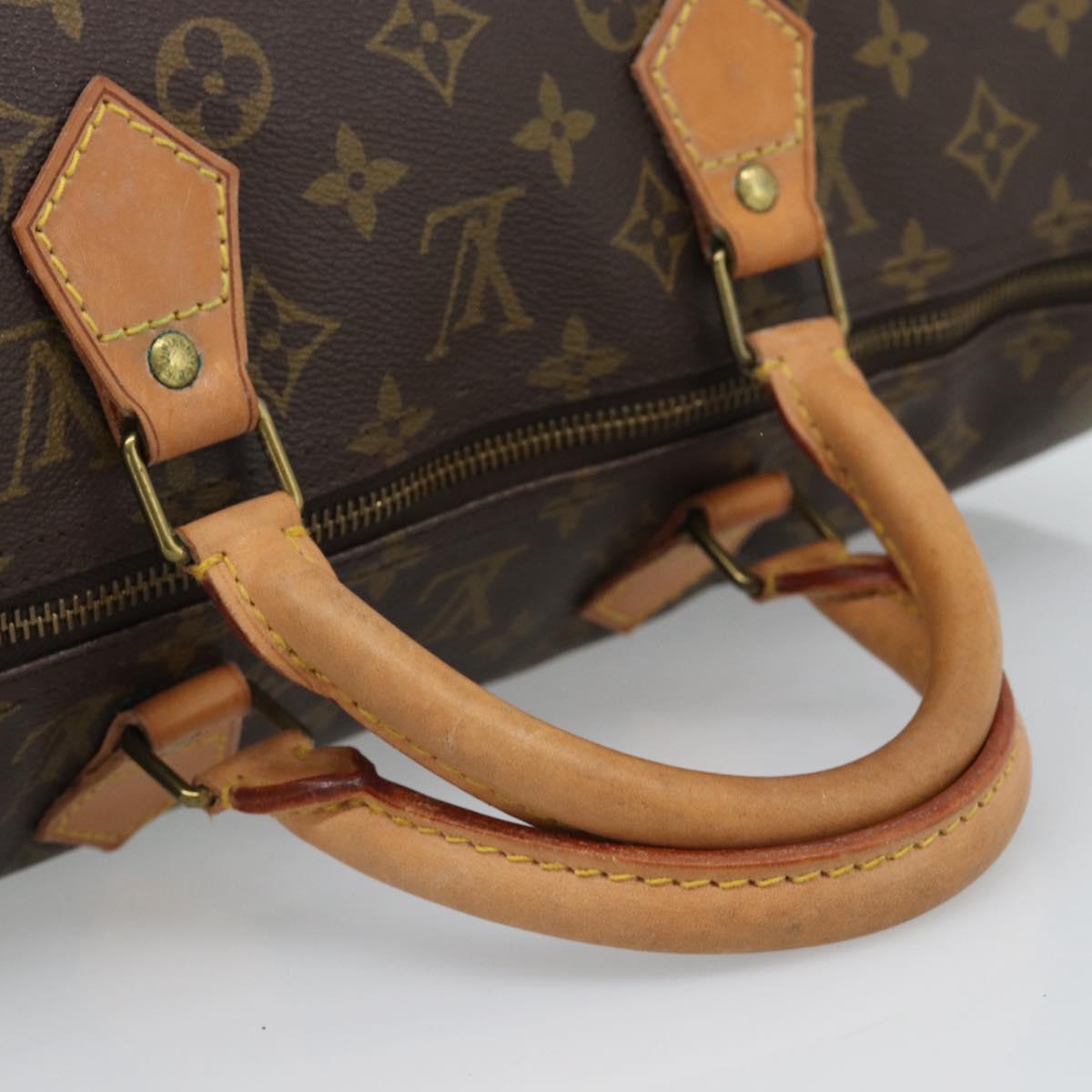 LOUIS VUITTON Monogram Speedy 40 Hand Bag M41522 LV Auth ka4888
