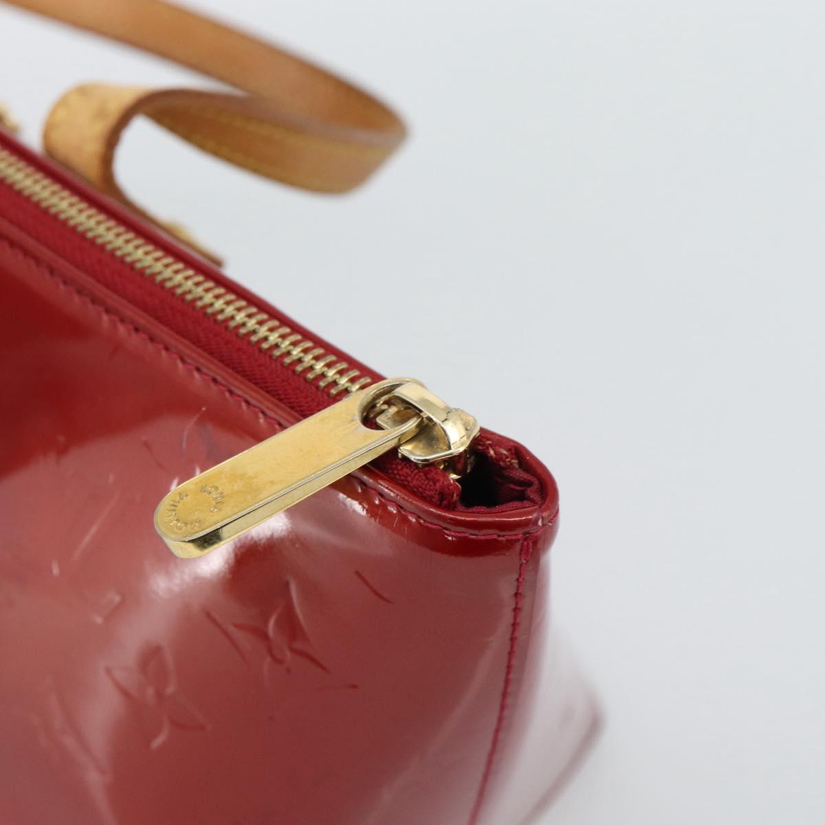 LOUIS VUITTON Monogram Vernis Bellevue PM Bag Pomme D'amour M93583 Auth ka4891