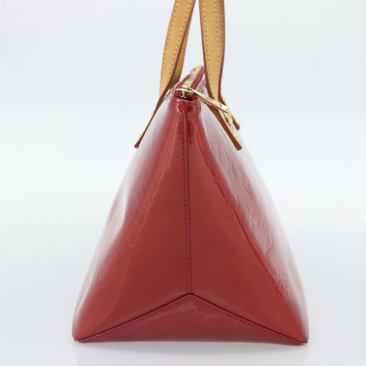 LOUIS VUITTON Monogram Vernis Bellevue PM Bag Pomme D'amour M93583 Auth ka4891
