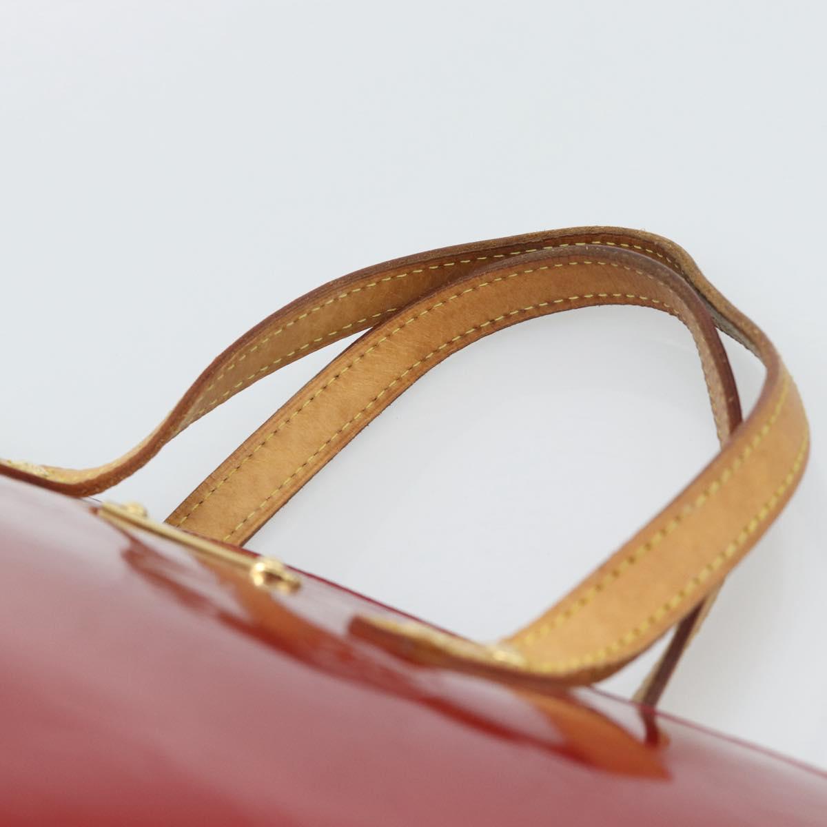 LOUIS VUITTON Monogram Vernis Bellevue PM Bag Pomme D'amour M93583 Auth ka4891