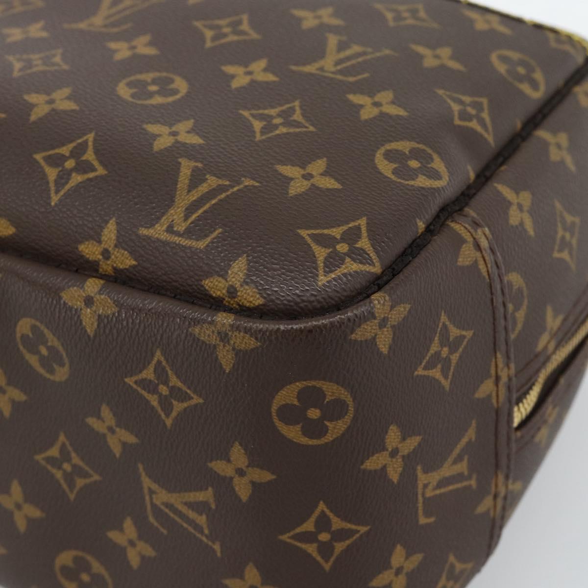 LOUIS VUITTON Monogram Deauville Hand Bag M47270 LV Auth ka4892