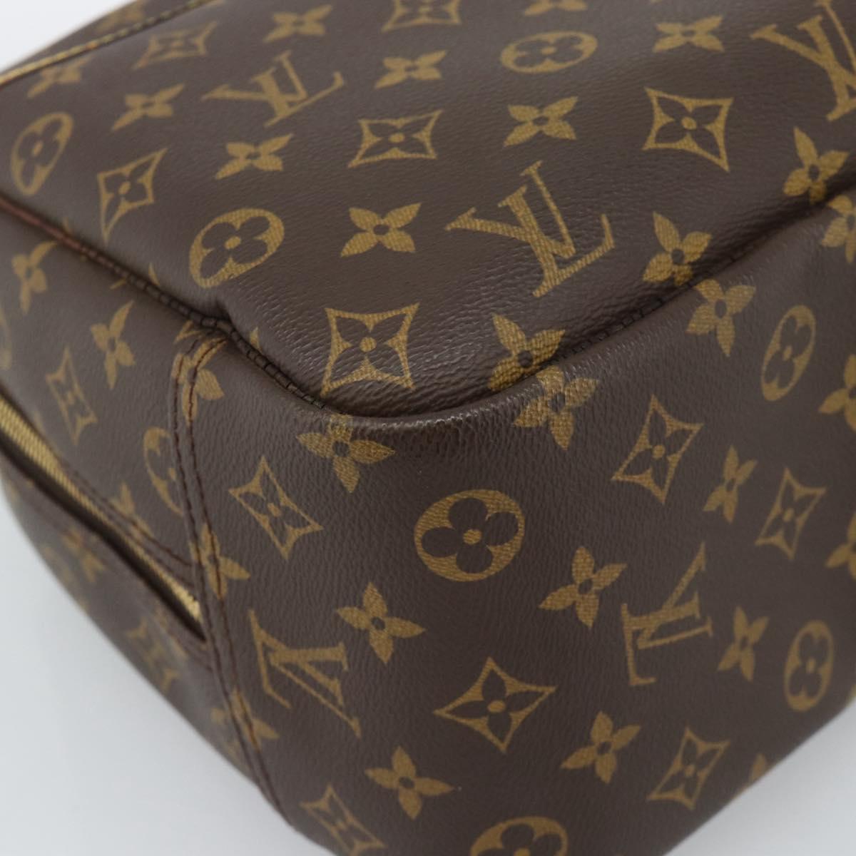 LOUIS VUITTON Monogram Deauville Hand Bag M47270 LV Auth ka4892