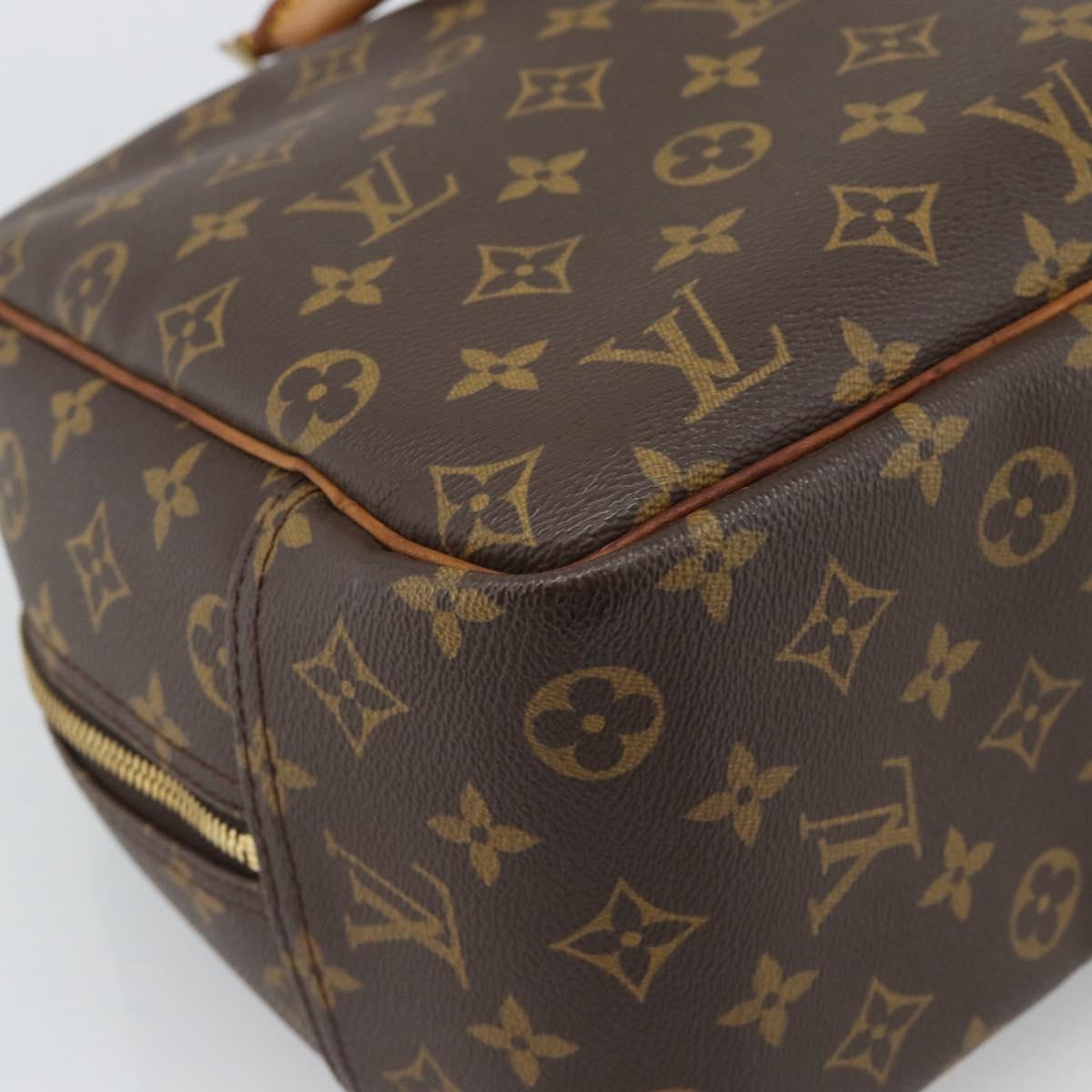 LOUIS VUITTON Monogram Deauville Hand Bag M47270 LV Auth ka4892