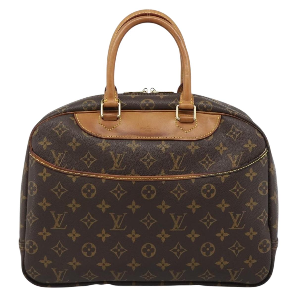 LOUIS VUITTON Monogram Deauville Hand Bag M47270 LV Auth ka4892
