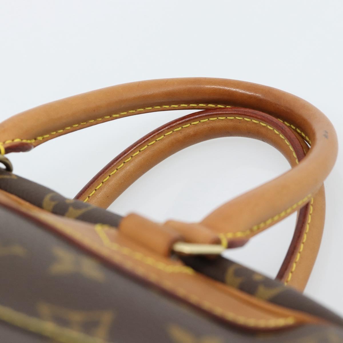 LOUIS VUITTON Monogram Deauville Hand Bag M47270 LV Auth ka4892