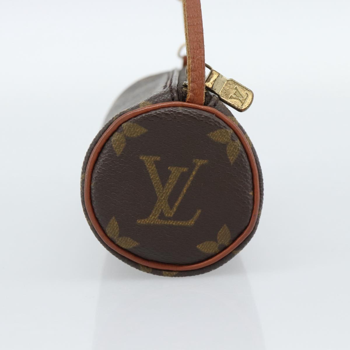 LOUIS VUITTON Monogram Papillon Pouch LV Auth ka4896
