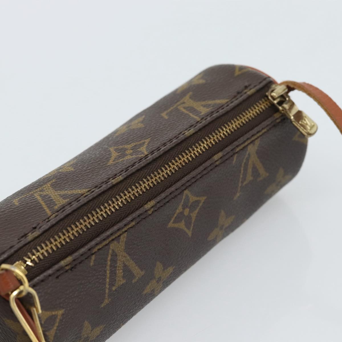 LOUIS VUITTON Monogram Papillon Pouch LV Auth ka4896