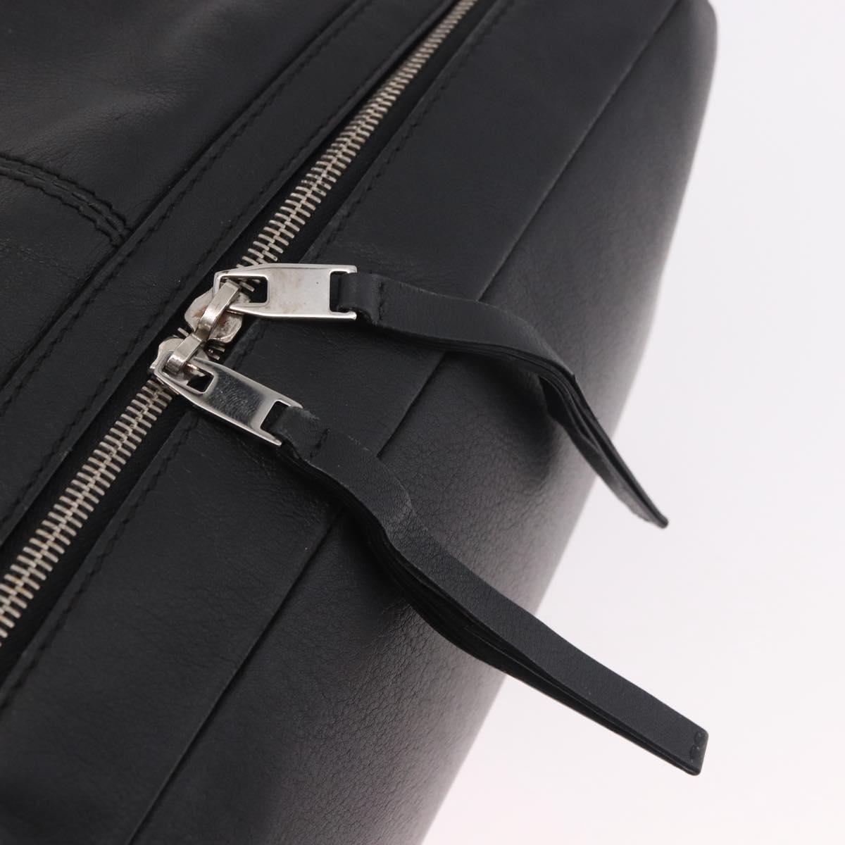 BALENCIAGA Backpack Leather Black Silver 340138 Auth ka4909