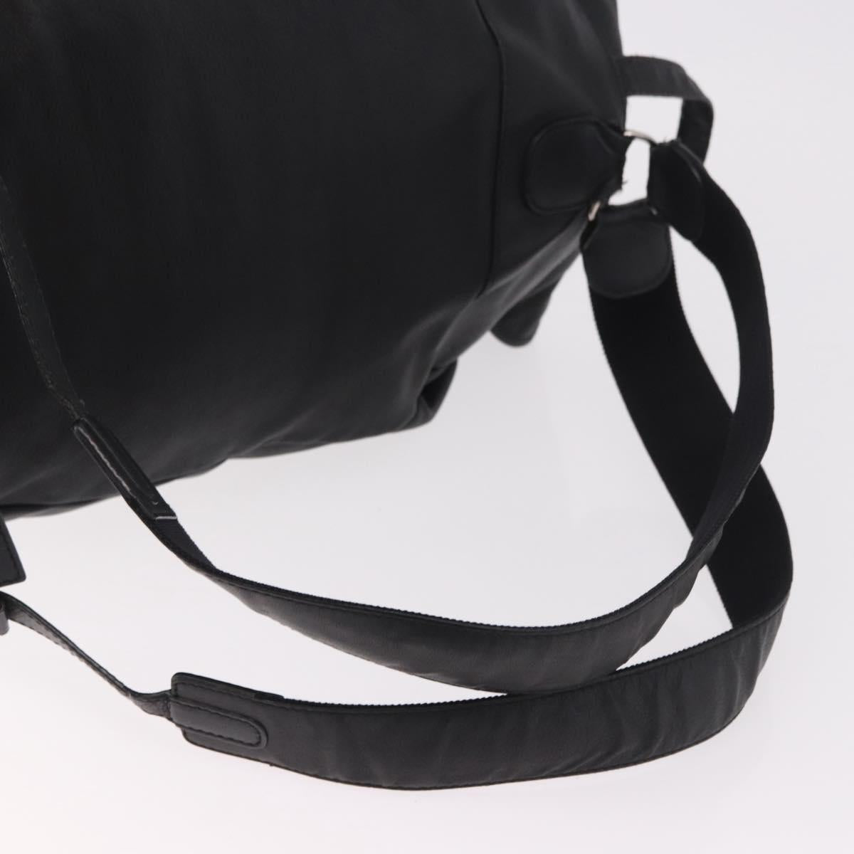 BALENCIAGA Backpack Leather Black Silver 340138 Auth ka4909