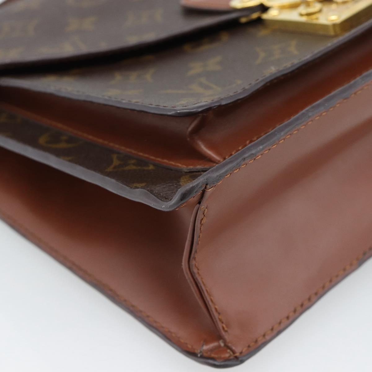 LOUIS VUITTON Monogram Monceau 28 Hand Bag M51185 LV Auth ka4910