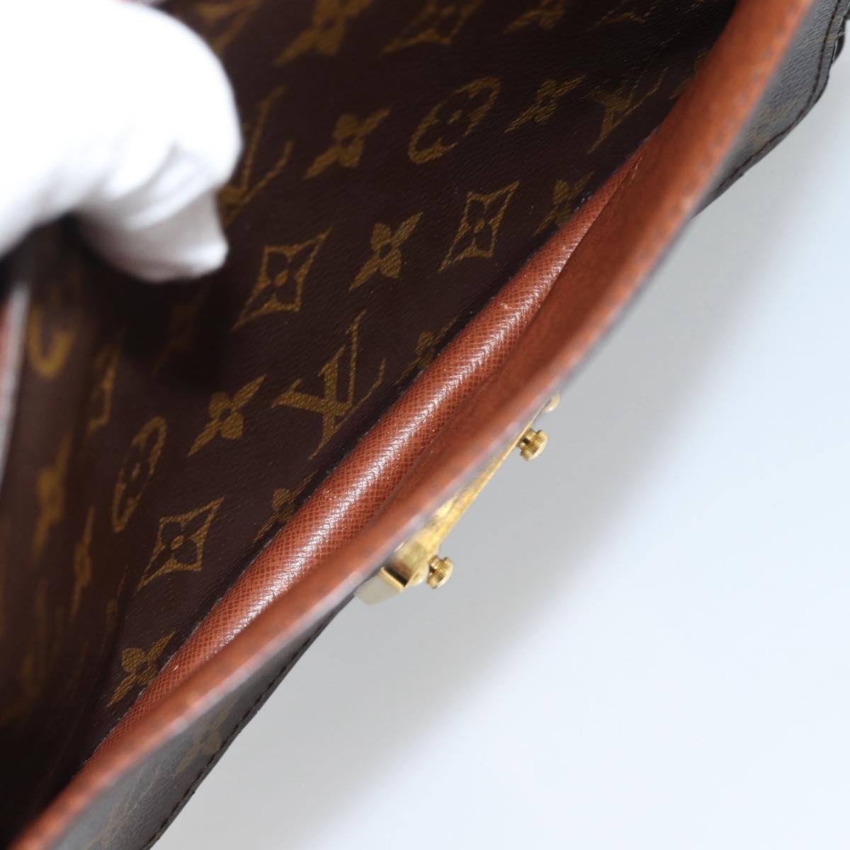 LOUIS VUITTON Monogram Monceau 28 Hand Bag M51185 LV Auth ka4910