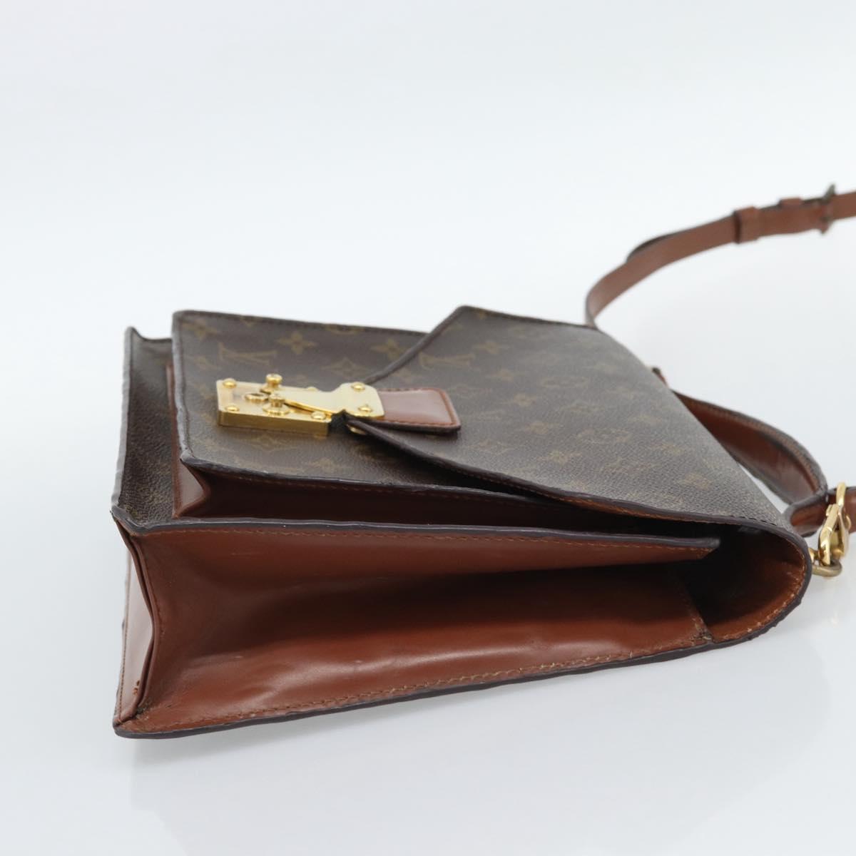 LOUIS VUITTON Monogram Monceau 28 Hand Bag M51185 LV Auth ka4910