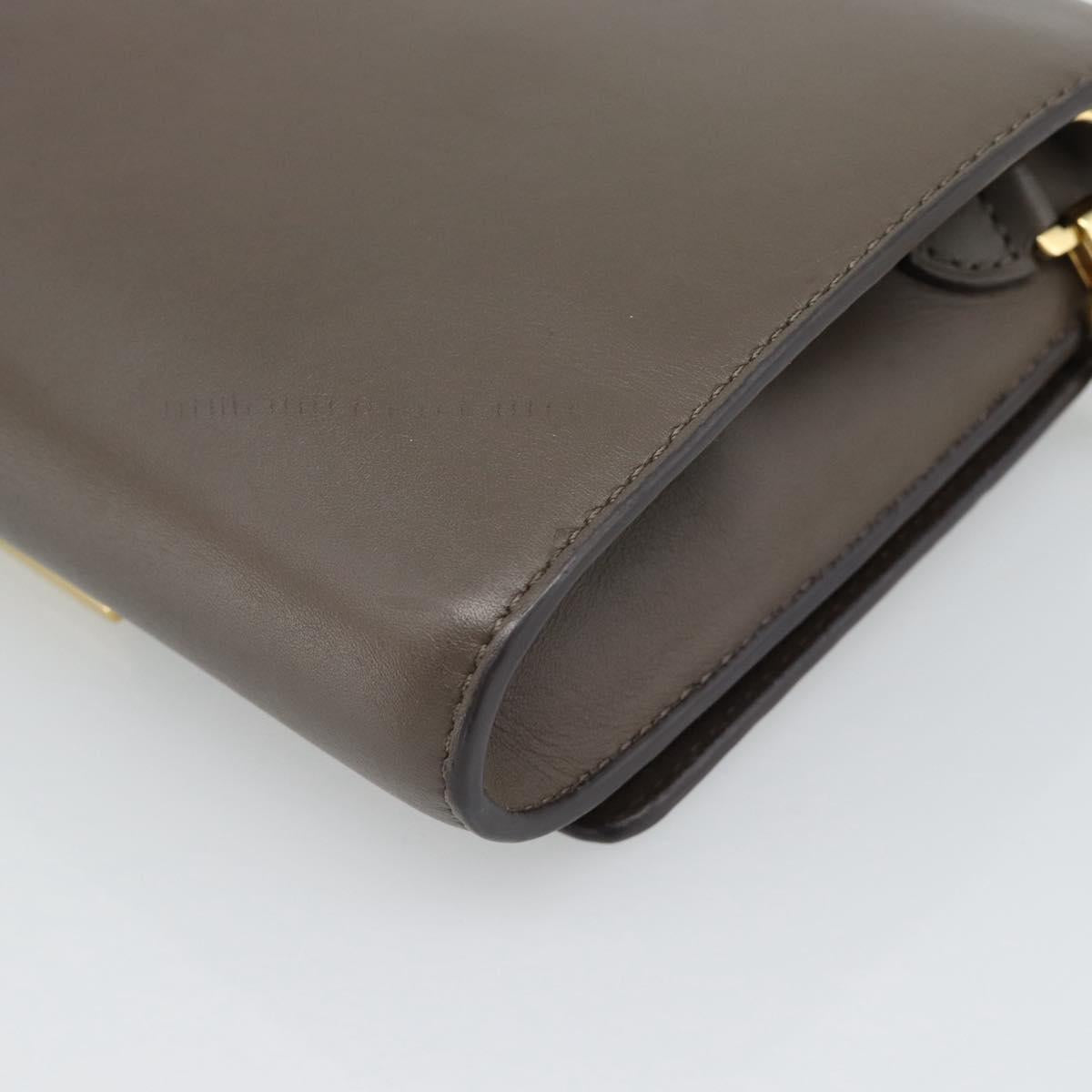 LOUIS VUITTON Pochette Louise GM Shoulder Bag Leather Gurege M94647 Auth ka4925V
