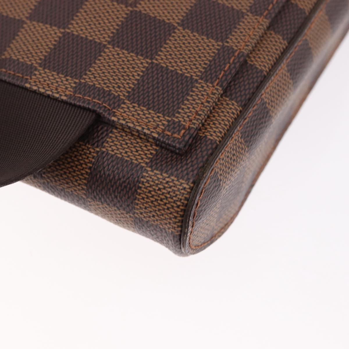 LOUIS VUITTON Damier Ebene Geronimos Shoulder Bag N51994 LV Auth ka4926V