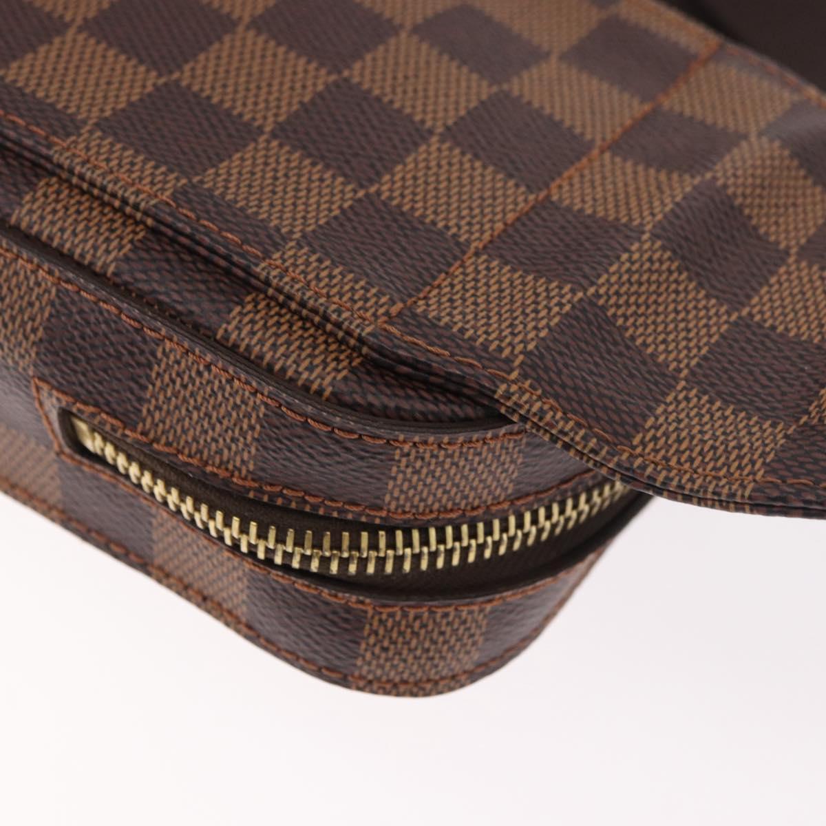 LOUIS VUITTON Damier Ebene Geronimos Shoulder Bag N51994 LV Auth ka4926V