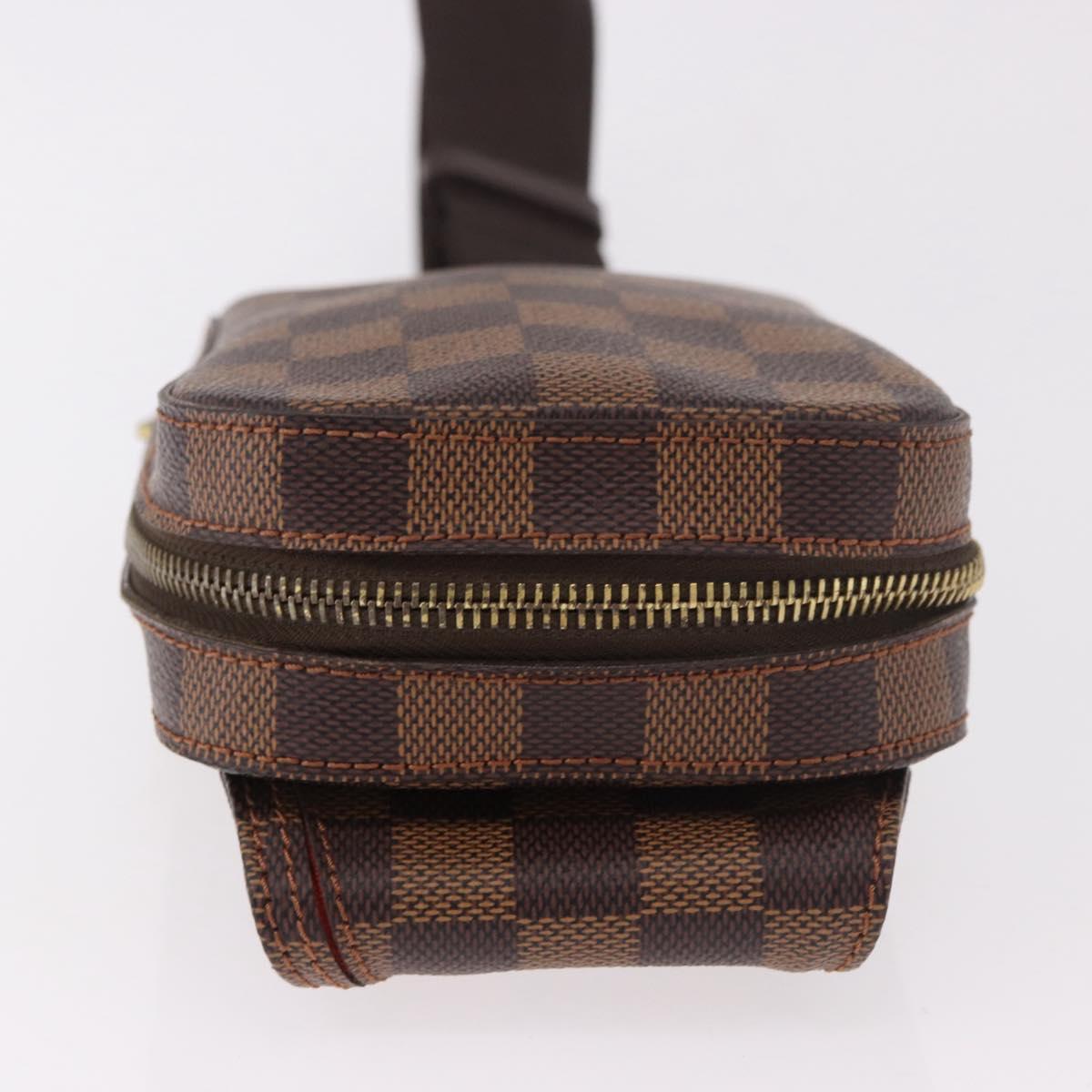 LOUIS VUITTON Damier Ebene Geronimos Shoulder Bag N51994 LV Auth ka4926V