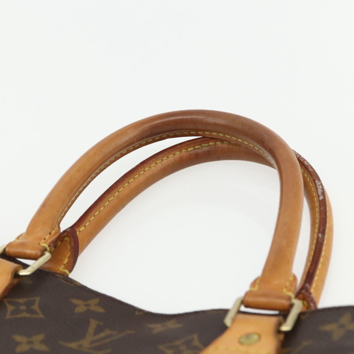 LOUIS VUITTON Monogram Sac Plat Hand Bag M51140 LV Auth ka493