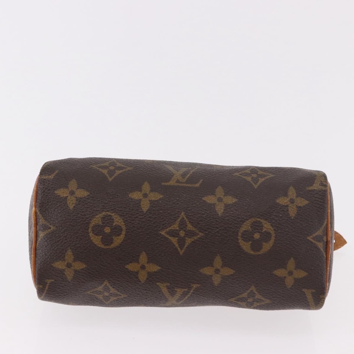 LOUIS VUITTON Monogram Mini Speedy Hand Bag M41534 LV Auth ka4932