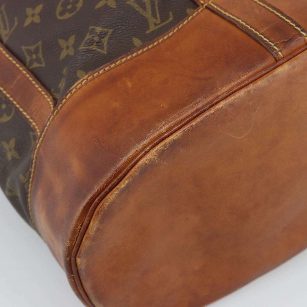 LOUIS VUITTON Monogram Randonnee GM Shoulder Bag M42244 LV Auth ka4938