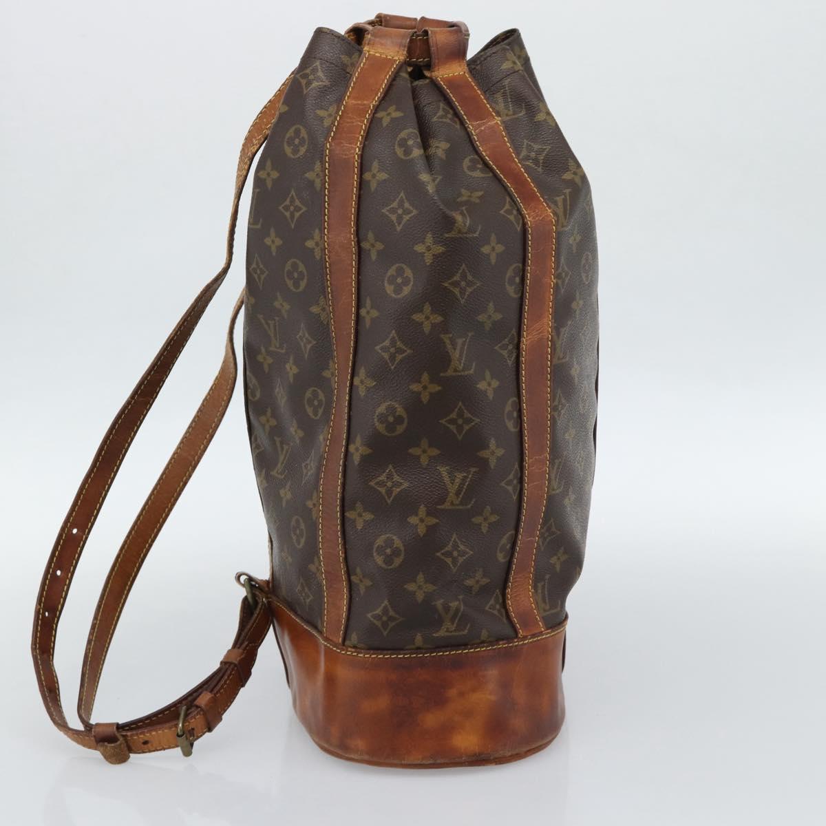 LOUIS VUITTON Monogram Randonnee GM Shoulder Bag M42244 LV Auth ka4938
