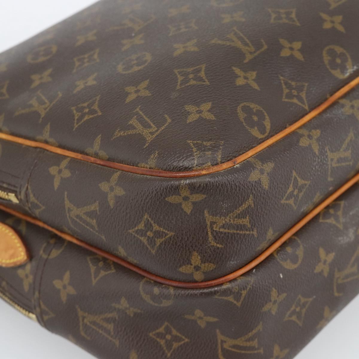 LOUIS VUITTON Monogram Reporter GM Shoulder Bag M45252 LV Auth ka4939