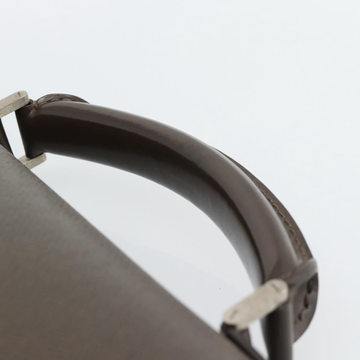 LOUIS VUITTON Taiga Robusto 1 Business Bag Grizzly M31058 LV Auth ka4954