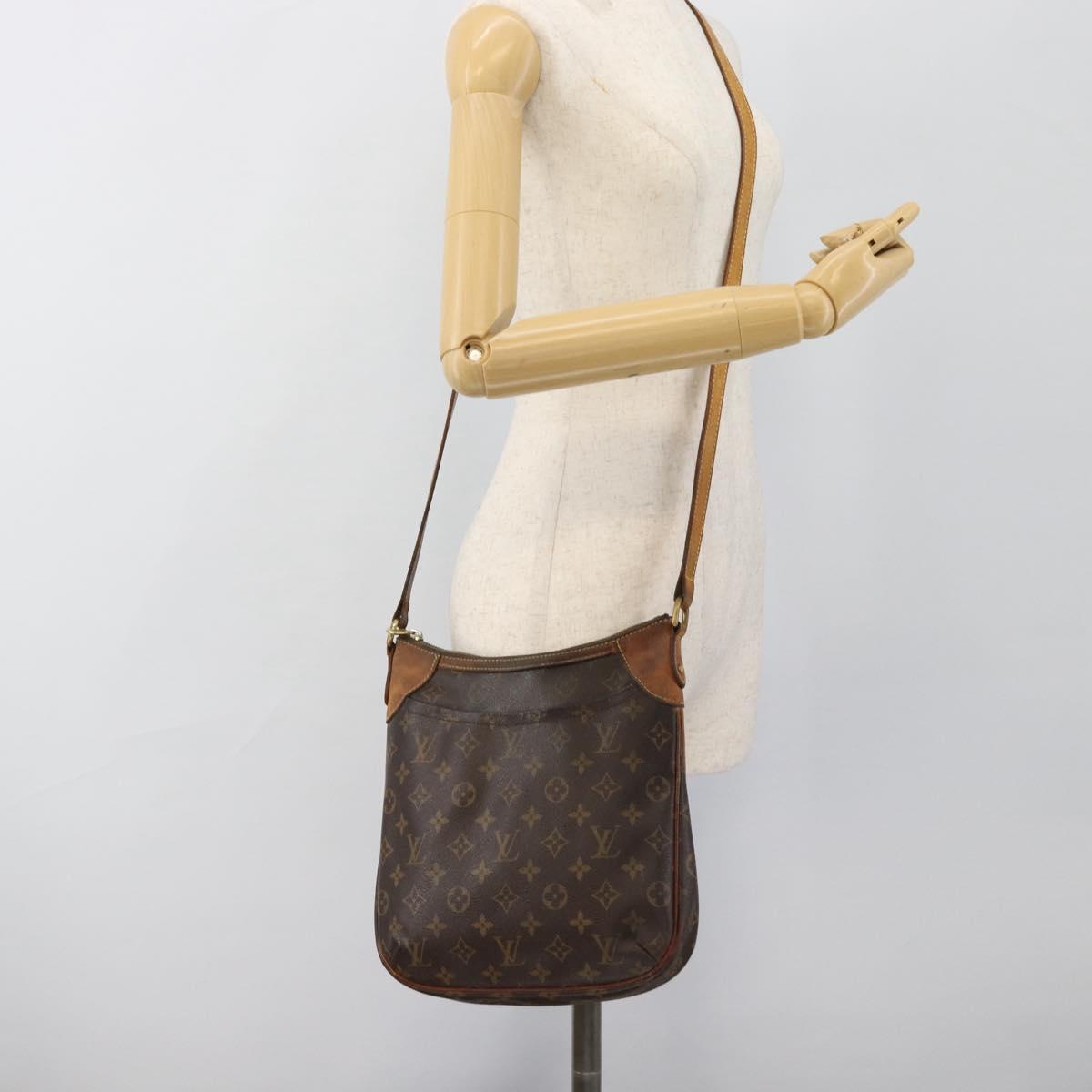 LOUIS VUITTON Monogram Odeon PM Shoulder Bag M56390 LV Auth ka4957