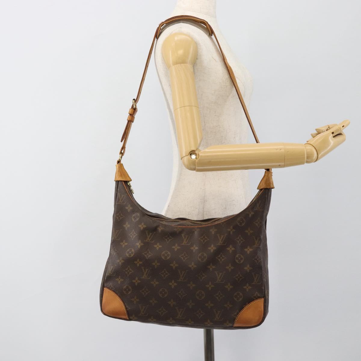 LOUIS VUITTON Monogram Boulogne 35 Shoulder Bag M51260 LV Auth ka4961