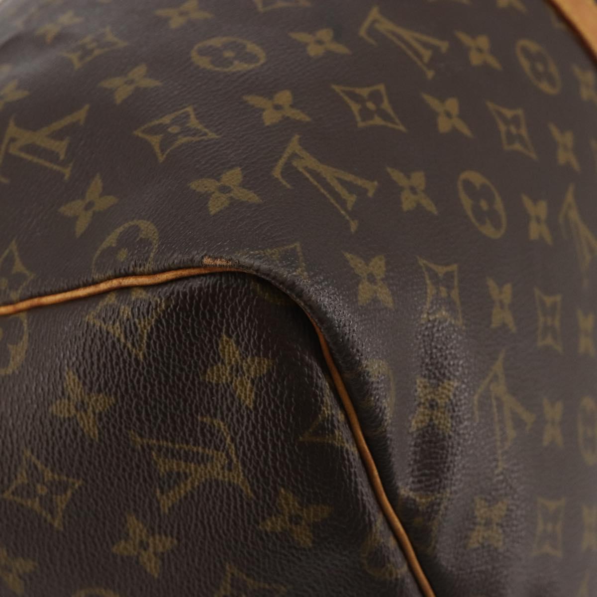LOUIS VUITTON Monogram Keepall 55 Boston Bag M41424 LV Auth ka4967