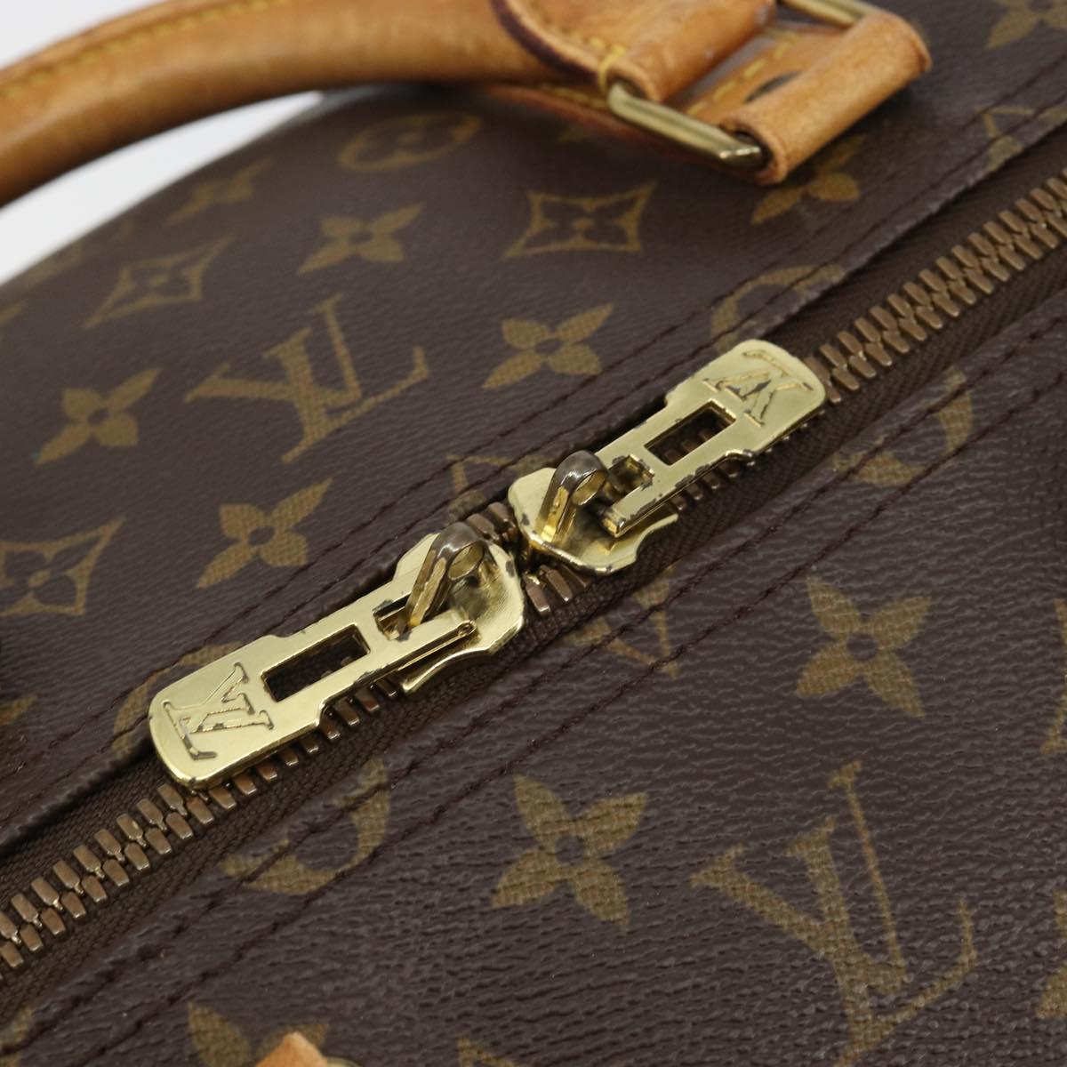LOUIS VUITTON Monogram Keepall 55 Boston Bag M41424 LV Auth ka4967