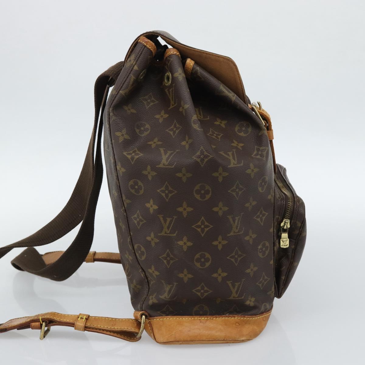 LOUIS VUITTON Monogram Montsouris GM Backpack M51135 LV Auth ka4969