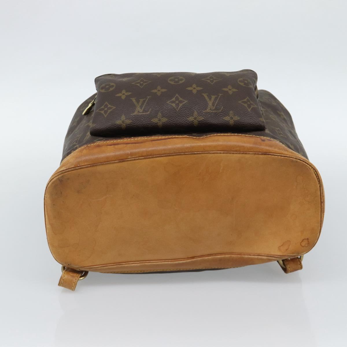 LOUIS VUITTON Monogram Montsouris GM Backpack M51135 LV Auth ka4969